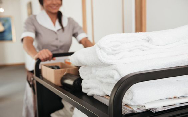 Khăn khách sạn là vật dụng không thể thiếu trong phòng tắm hay hệ thống buồng phòng khách sạn