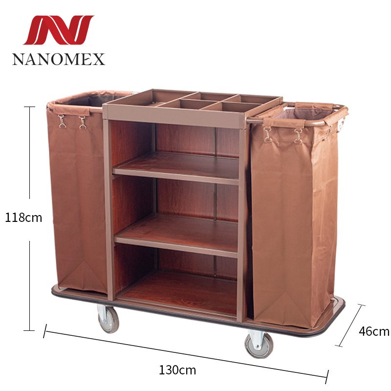 xe đẩy dọn phòng khách sạn