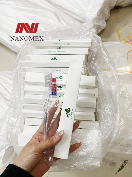 Bao bì hộp giấy in logo đựng bàn chải kem đánh răng thiết kế bởi Nanomex