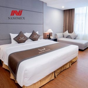 chăn ga gối khách sạn mường thanh cung cấp bởi nanomex chuyên may chăn ga gối khách sạn